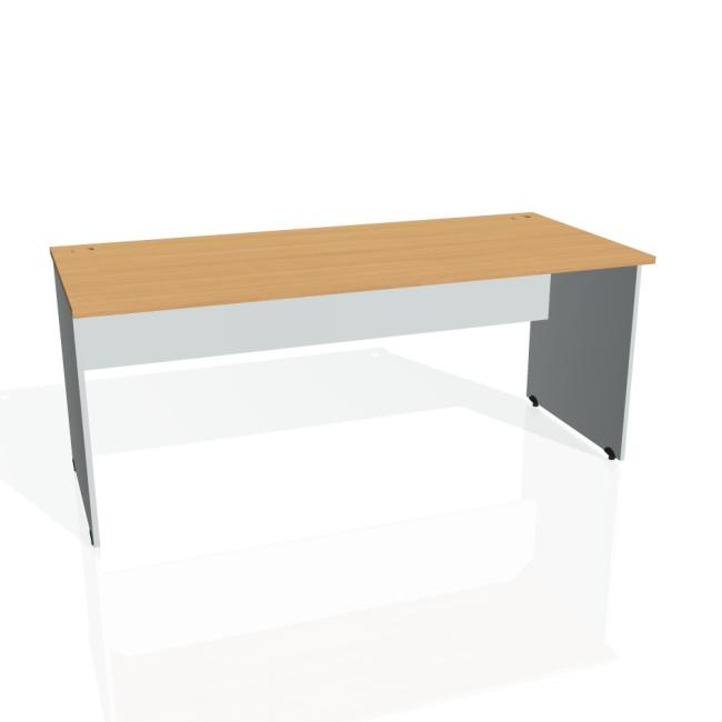 [ON018028] Pracovní stůl Gate, 180x75,5x80 cm, buk/šedý