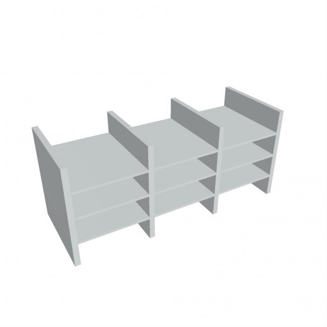 Spisová vložka Strong, univerzální, 33x76, 2x29 cm, šedá