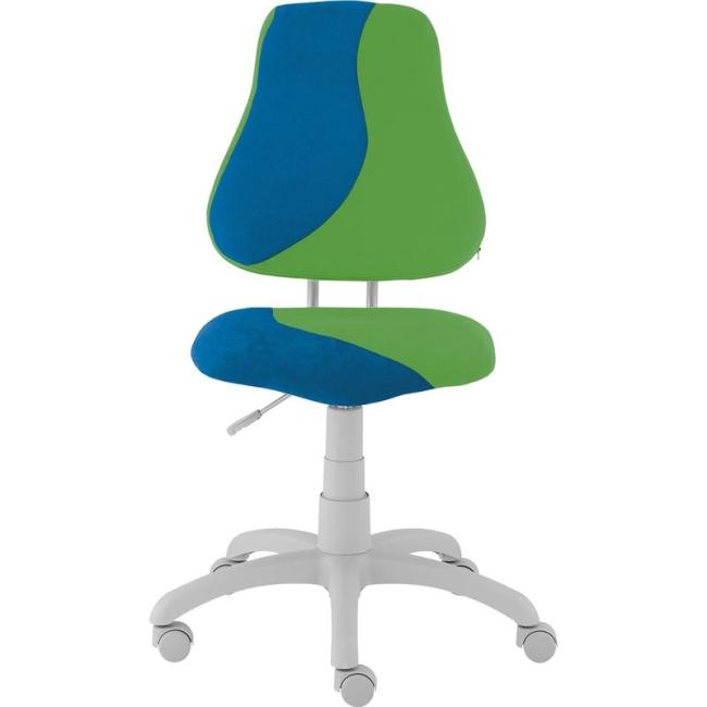 [AB201754] Dětská rostoucí židle FUXO S-LINE modro/zelená (Suedine)