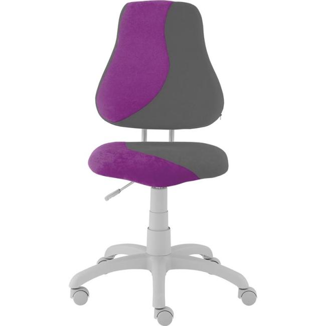 [AB201755] Dětská rostoucí židle FUXO S-LINE fialovo/šedá (Suedine)