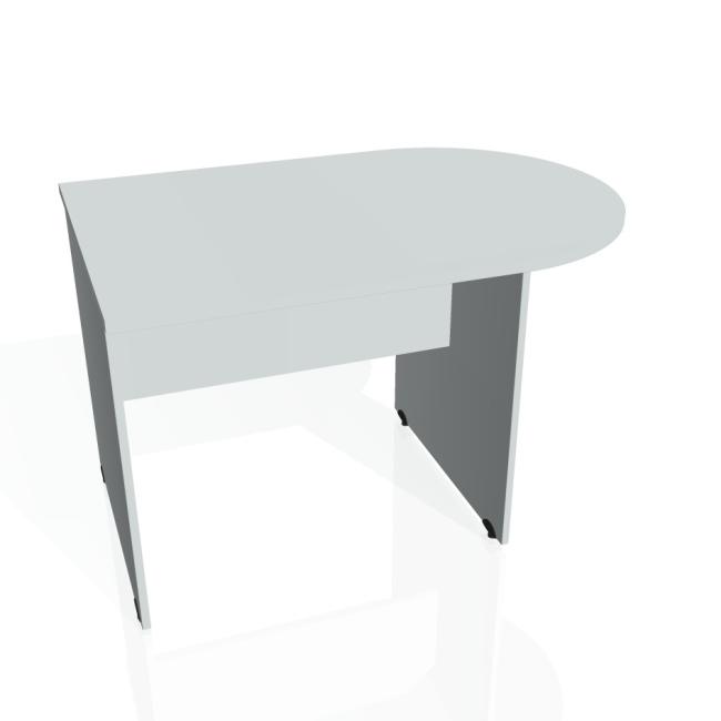 Doplňkový stůl Gate, 120x75,5x80 cm, šedá/šedá