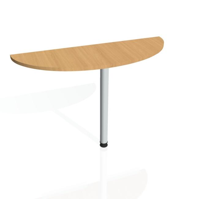 Doplňkový stůl Gate, 120x75,5x40 cm, buk/kov