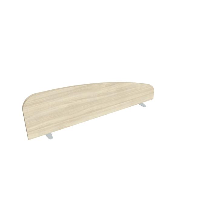 Paraván Hobis na plochu stolu, oblý, 140 cm, akát