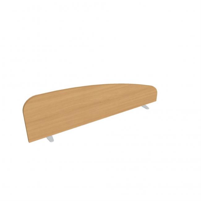 Paraván Hobis na plochu stolu, oblý, 140 cm, buk