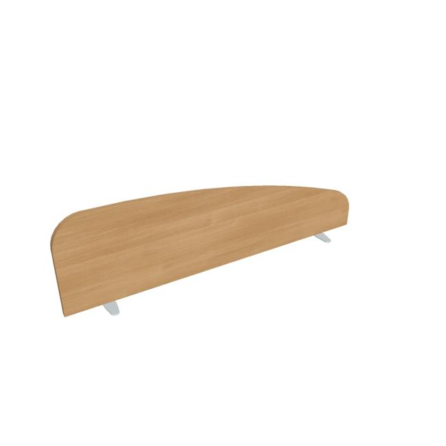 [ON135140] Paraván Hobis na plochu stolu, oblý, 140 cm, dub