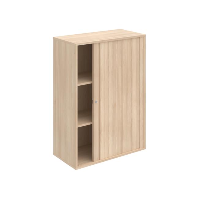 Policová skříň Drive, 80x111x40 cm, akát/akát, zámek