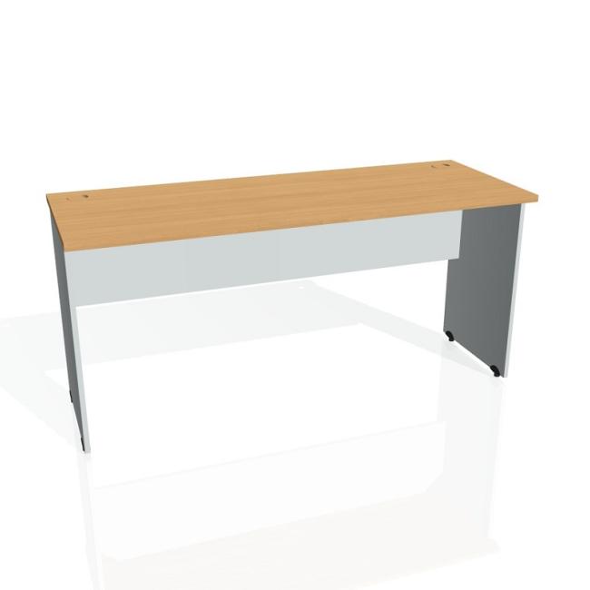 [ON160028] Pracovní stůl Gate, 160x75,5x60 cm, buk/šedý