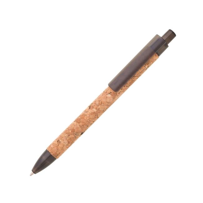 [AD795080] CORK kuličkové pero s černým korkovým povrchem