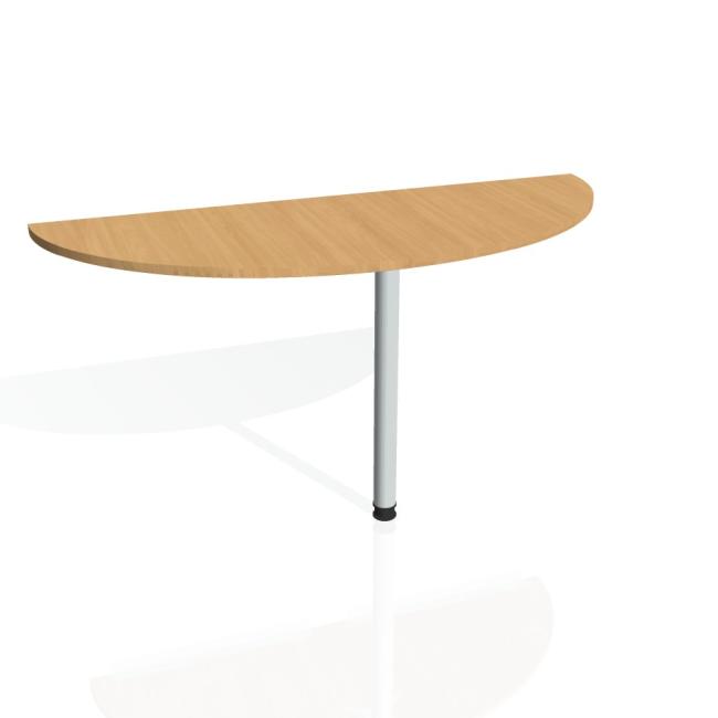 Doplňkový stůl Gate, 160x75,5x60 cm, buk/kov