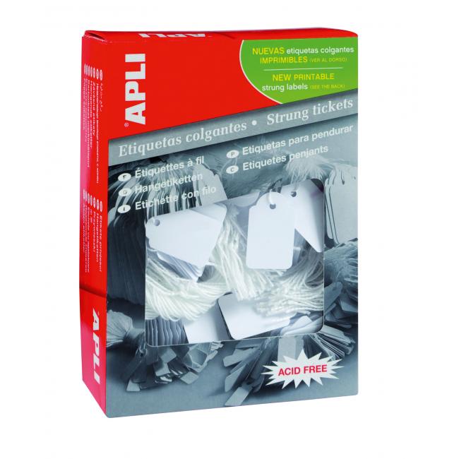 [AG000389] Identifikační štítek s cvernou 18x29mm APLI 1000ks