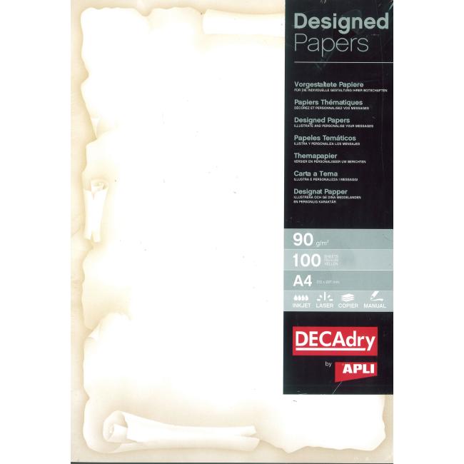 Ilustrační papír Ambassador hnědý, 90g, 100 listů