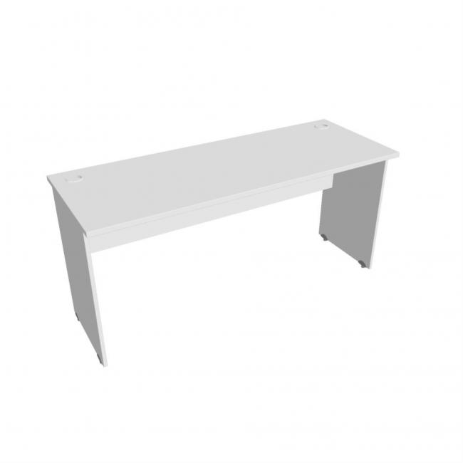 Pracovní stůl Gate, 160x75,5x60 cm, bílý/bílý
