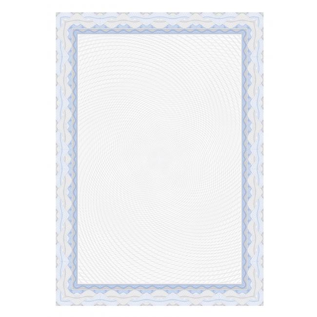 Certifikační papír APLI A4 modrý, 115g, 25 archů