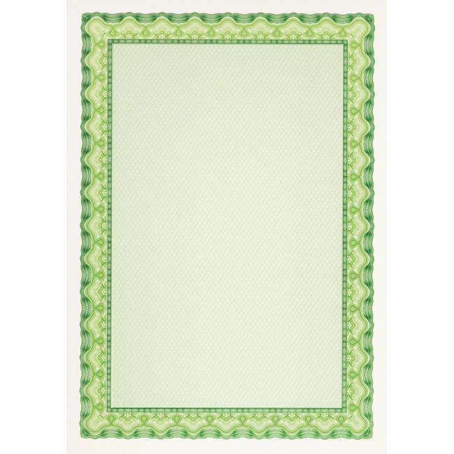[AG004054] Certifikační papír APLI A4, zelený, 115 g, 25 archů