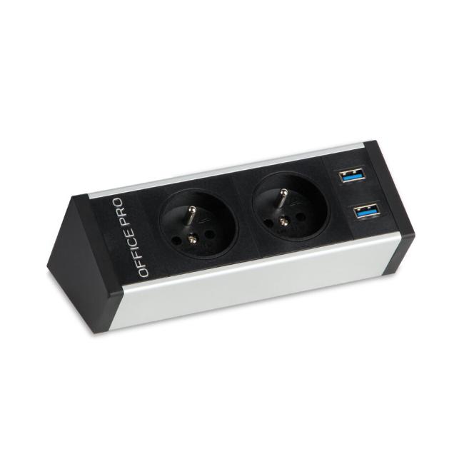 [ON171410] Zásuvkový pevný panel na hranu stolu PECZ B 001