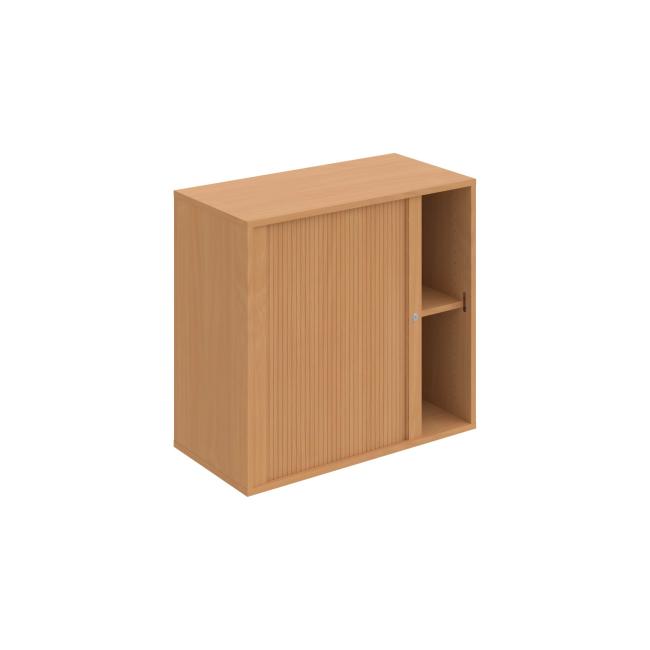 Policová skříň Drive, zámek, 80x74x40 cm, buk/buk