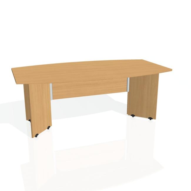 Jednací stůl Gate, 200x75,5x110 cm, buk/buk