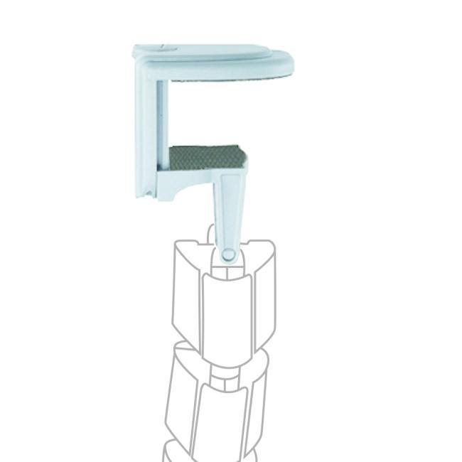 Držák pro uchycení kabelového organizéru na hranu stolu 6×7×7,5 cm, bílý