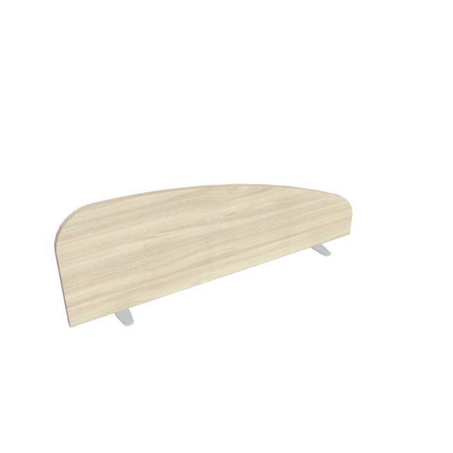 Paraván Hobis na plochu stolu, oblý, 120 cm, akát