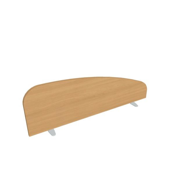 Paraván Hobis na plochu stolu, oblý, 120 cm, buk