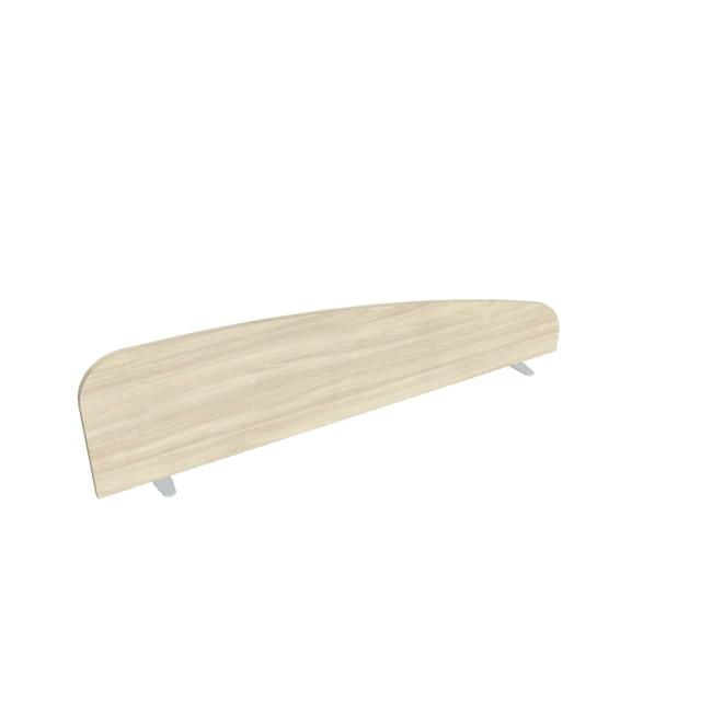 [ON215510] Paraván Hobis na plochu stolu, oblý, 160 cm, akát