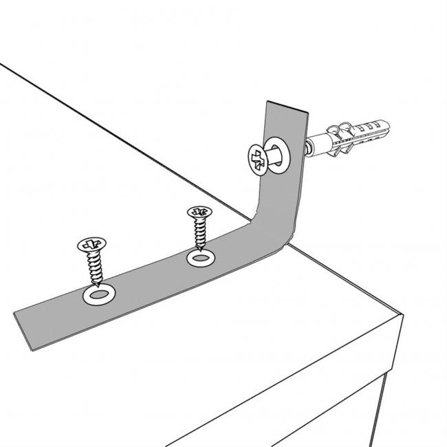 Kotvící souprava ke skříním
