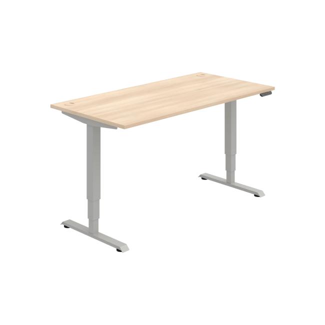 [ON225115] Pracovní stůl RUN, PO, 3S, 160x64,5-130,5x80 cm, akát/šedá