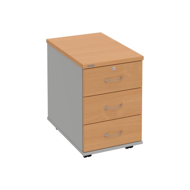 Kontejner Hobis, 40x60x60 cm, buk/šedý