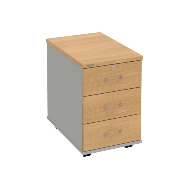 Kontejner Hobis, 40x60x60 cm, dub/šedý