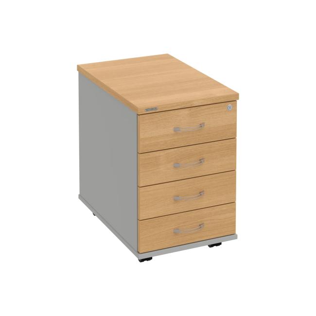 Kontejner Hobis, 40x60x60 cm, dub/šedý