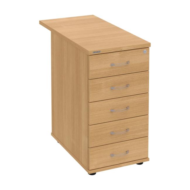 Kontejner Hobis, 40x75,5x80 cm, dub/dub