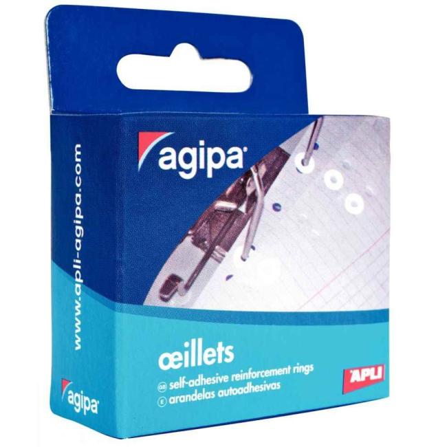 [AG115131] Zpevňovací kroužky Agipa bílé 200ks
