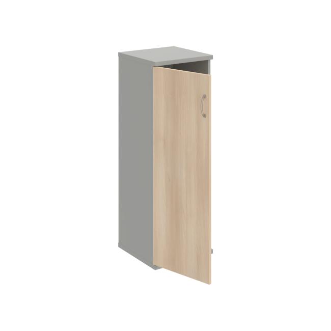 Policová skříň Strong L, 40x115,2x40 cm, akát/šedá