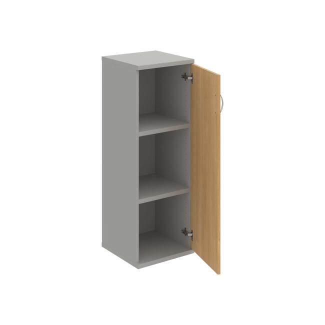 Policová skříňka P Strong, 40x115,2x40 cm, dub/šedá