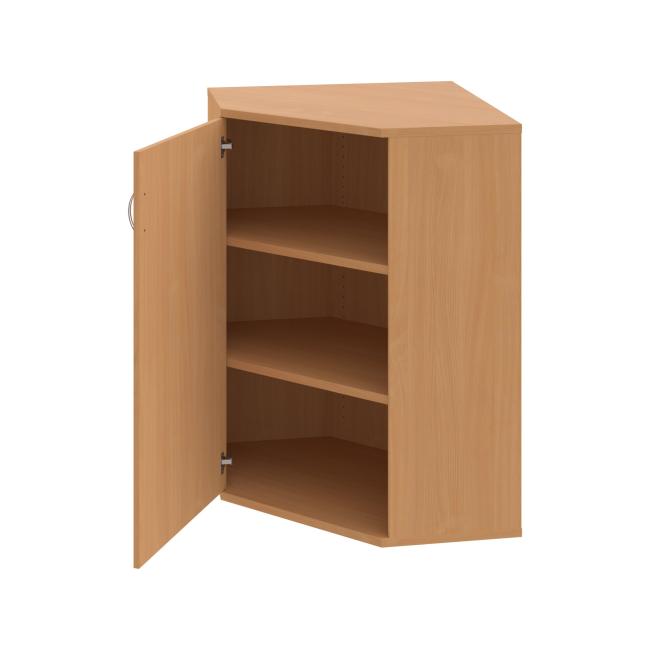 Policová skříň Strong L, 80x115,2x40 cm, buk/buk