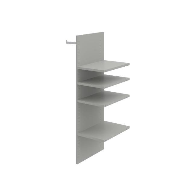 Šatní vložka Strong, do skříně v.192 cm, šedá