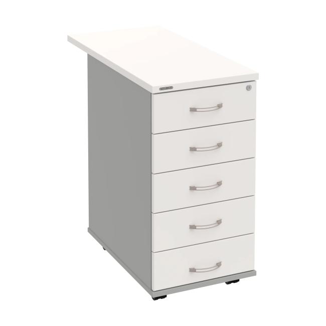 [ON400898] Kontejner Hobis, 40x75,5x80 cm, bílý/šedý