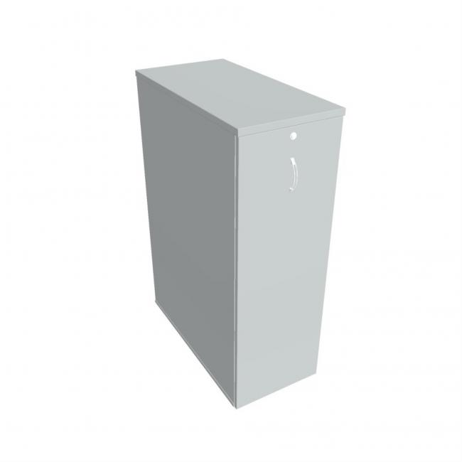 Výsuvná skříň šanonová Hobis, zámek, P, 40x117,7x80 cm, šedá