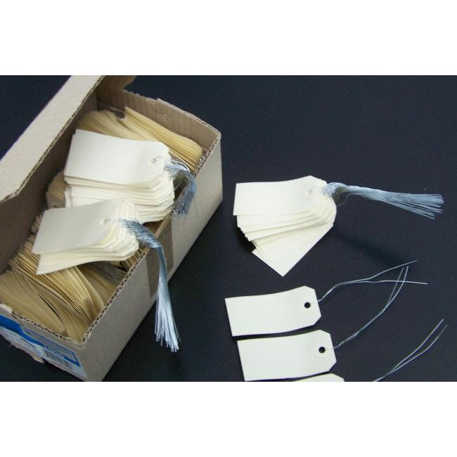 [AG121315] Identifikační štítek s 30cm drátkem 120x57mm APLI 1000ks