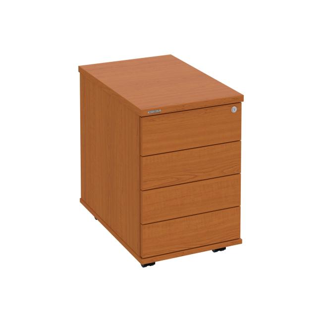 Kontejner Hobis, 40x60x60 cm, bezúchytkové otevírání, třešeň/třešeň