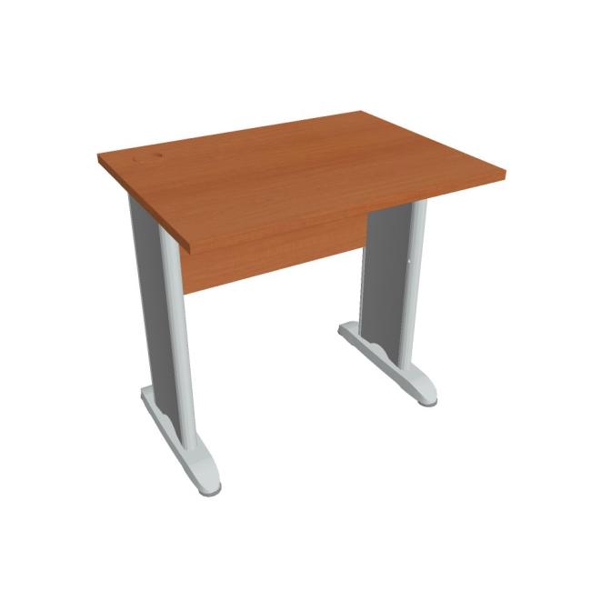 Pracovní stůl Cross, 80x75,5x60 cm, třešeň/kov