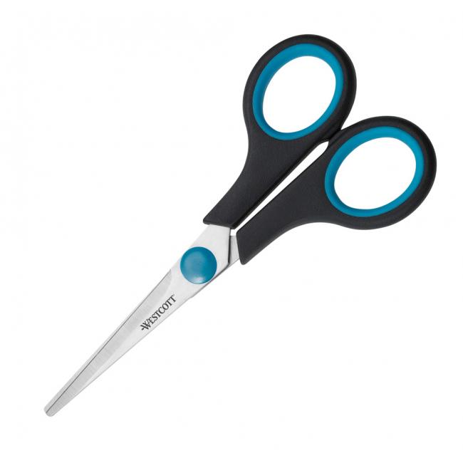 [AM302500] Nůžky Westcott Easy Grip 14cm modro-černé