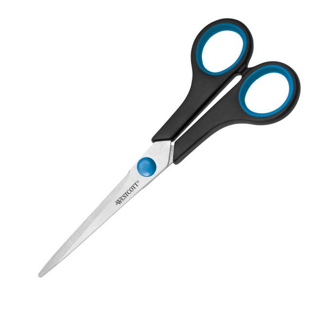 [AM302710] Nůžky Westcott Easy Grip 18cm modro-černé