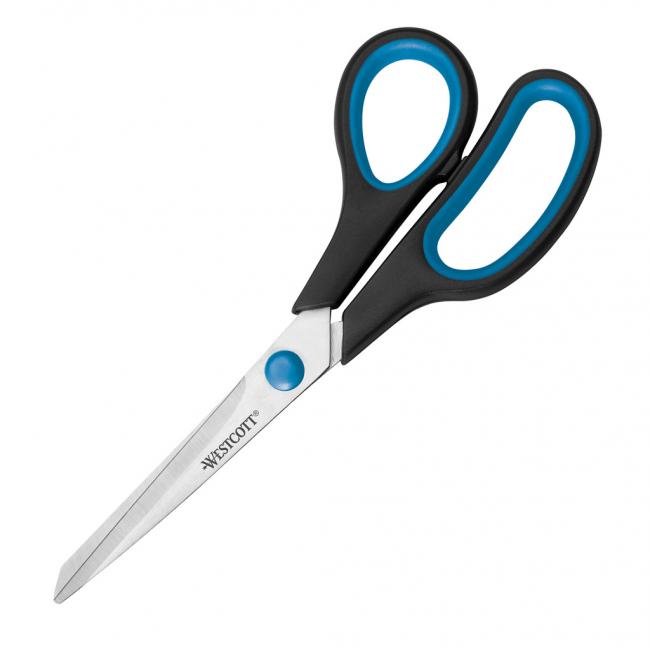 Nůžky Westcott Easy Grip 21cm modro-černé