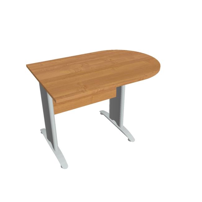 Doplňkový stůl Cross, 120x75,5x80 cm, olše/kov