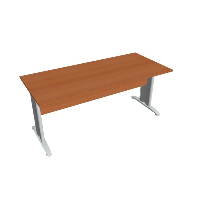 Jednací stůl Cross, 180x75,5x80 cm, třešeň/kov