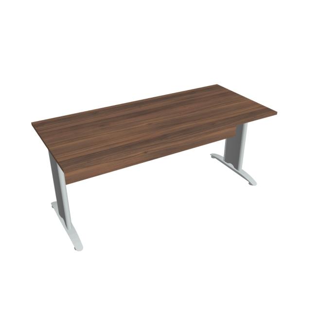Jednací stůl Cross, 180x75,5x80 cm, ořech/kov