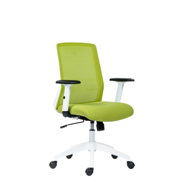 [AN102010] Kancelářská židle Novello White zelená