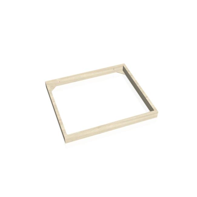 Sokl ke skříním Strong, 58,5x5x51 cm, akát