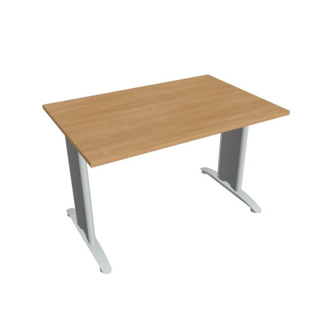Jednací stůl Flex, 120x75,5x80 cm, dub/kov